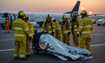 busan airplane fire survivor