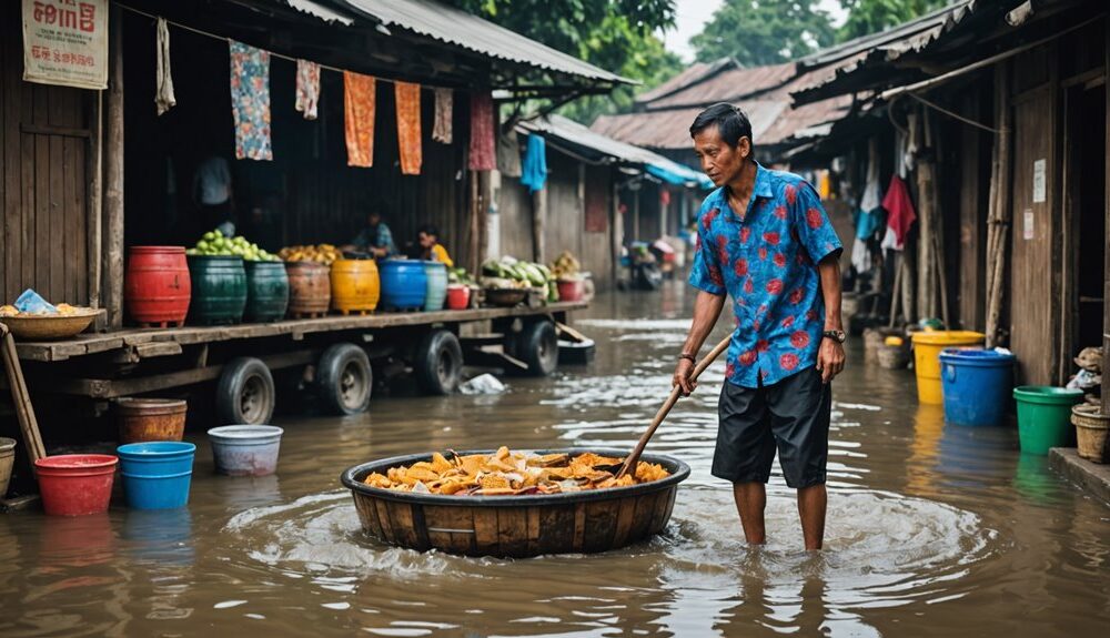 floods create snack business