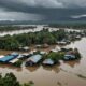 floods isolate kuching residents