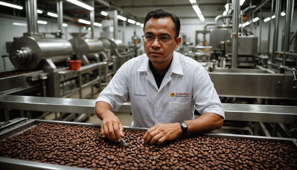 Menteri Pangan Zulkifli Hasan Mengunjungi Barry Callebaut Makassar