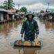 fried snacks amidst flood