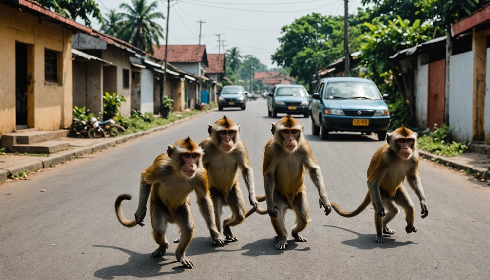 monkey attacks in bekasi