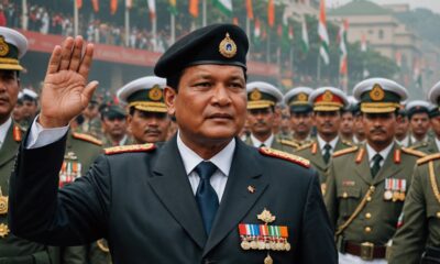 prabowo honored at india parade