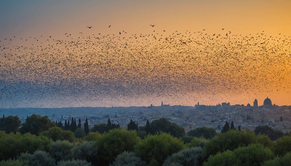 starling migration to israel