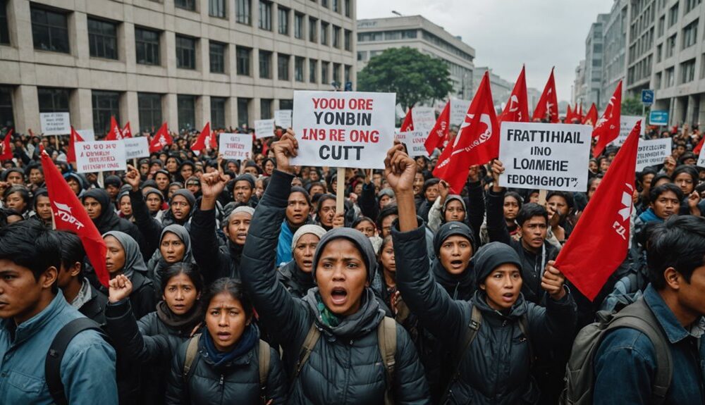 education budget protest jawa timur