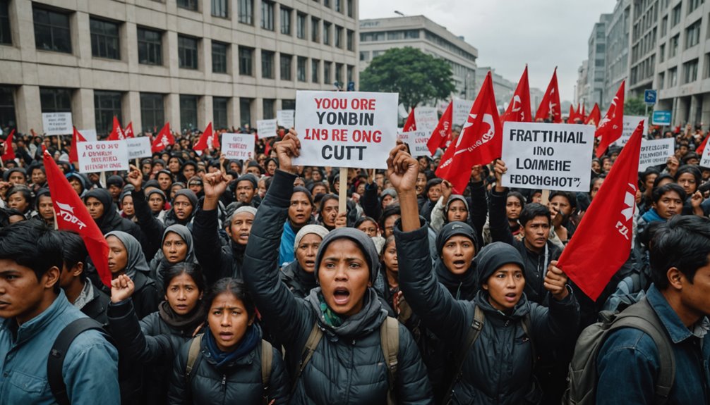 education budget protest jawa timur