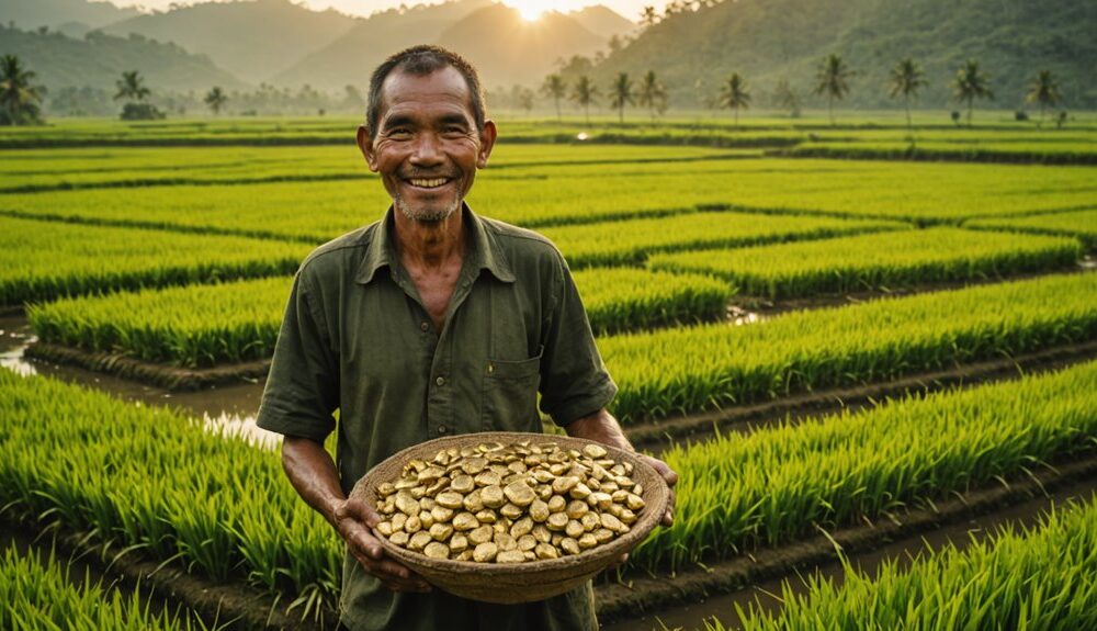 javanese farmer finds gold