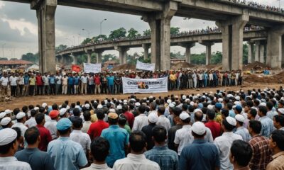 rt rw chairman protest bridge payment