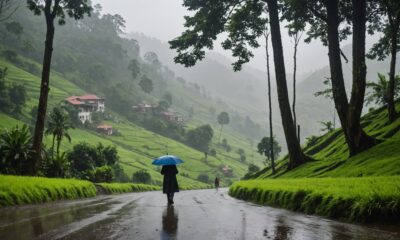 hujan deras di lembang