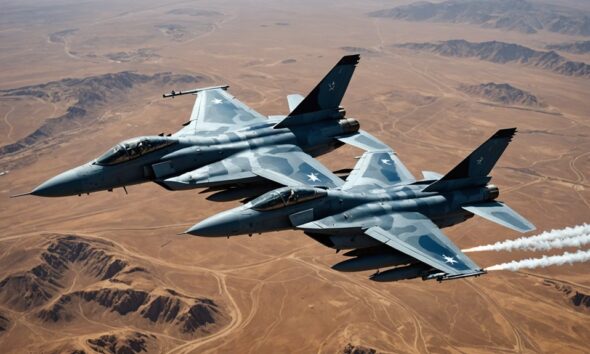 Israel vs Iran jet tempur